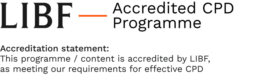 LIBF Accredited CPD Programme badge